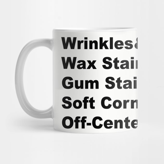 Wax Stains & Gum Stains - Black Lettering by BlackBoxHobby